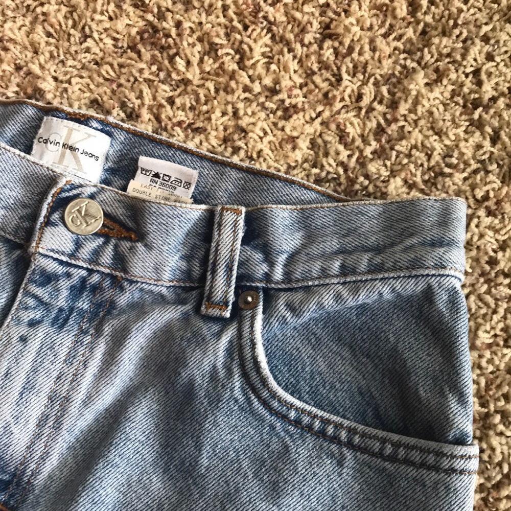 Vintage Calvin Klein denim shorts